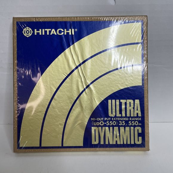 New Hitachi Ultra Dynamic UD0-550, 35 Microns, 550m, Vintage Reel Tape, Sealed - Picture 3 of 8